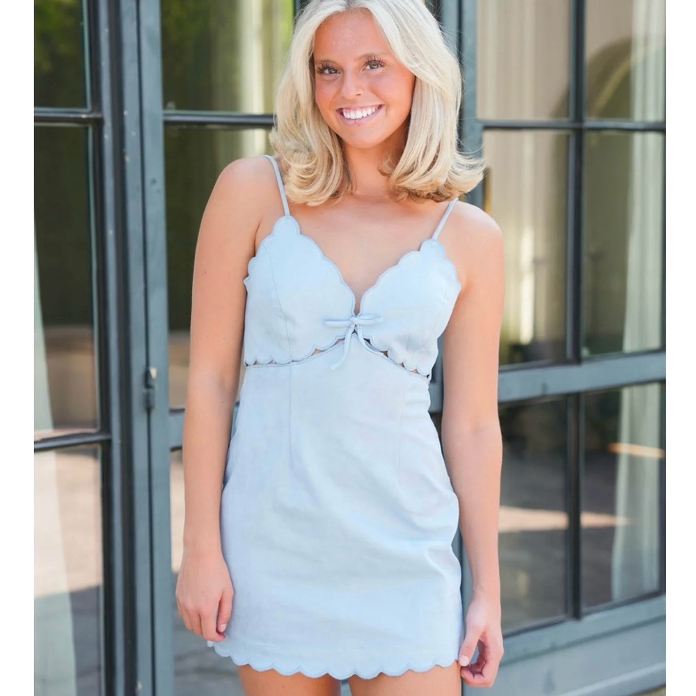 Pants Store Suede Mini Dress